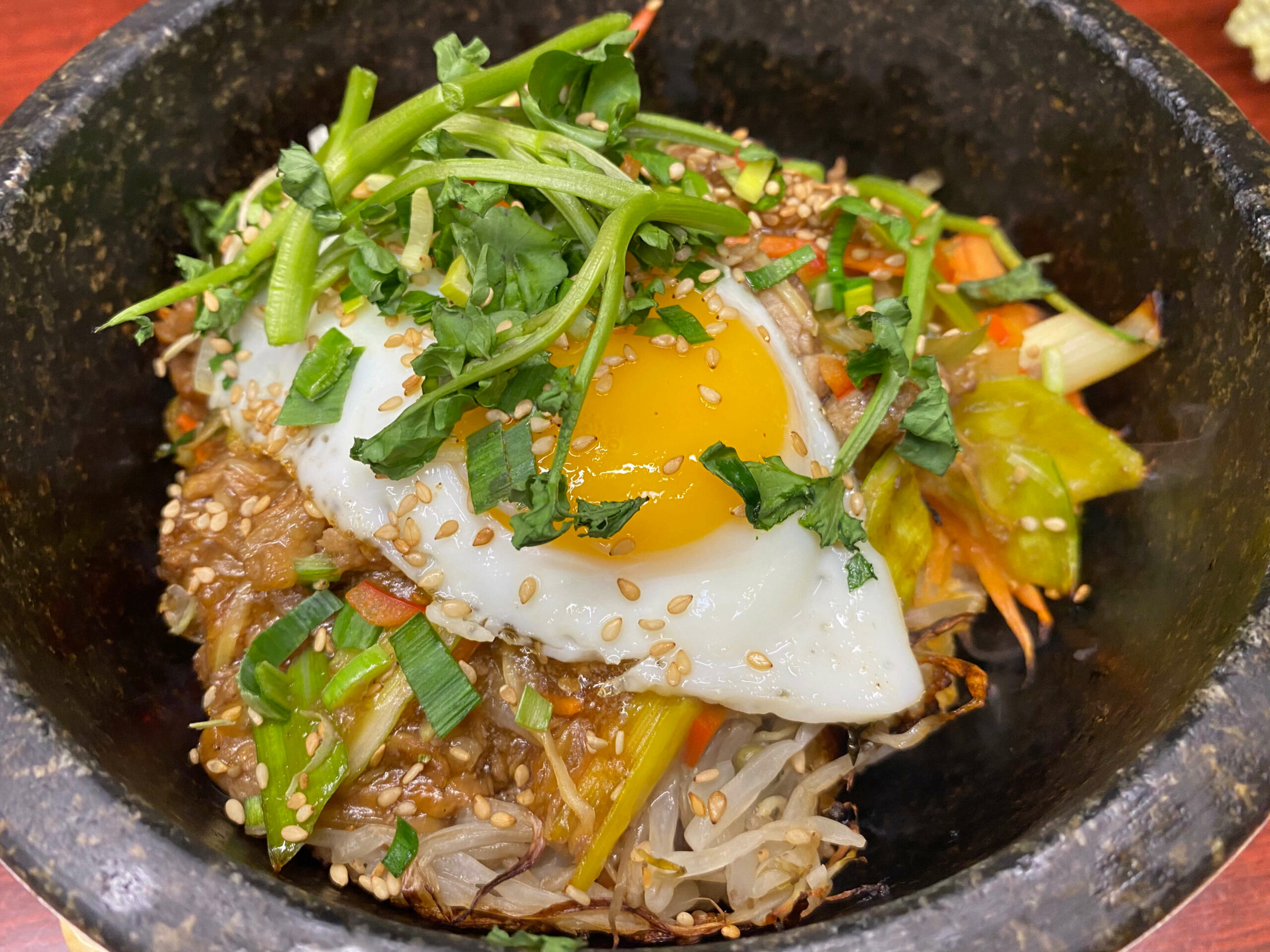 Kimchi Mama’s Bulgogi Hot Stone Bowl